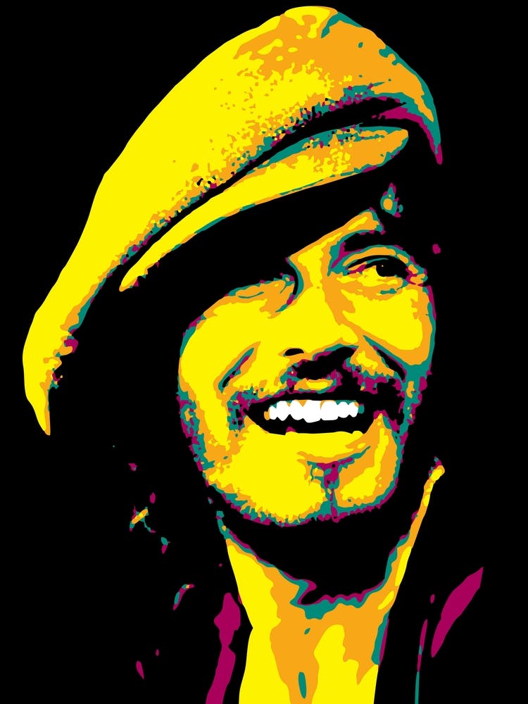 Bruce Springsteen Rockmusik-Sängerlegende in Pop Art 2