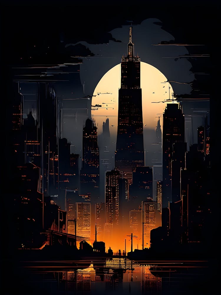 Cityscape At Night