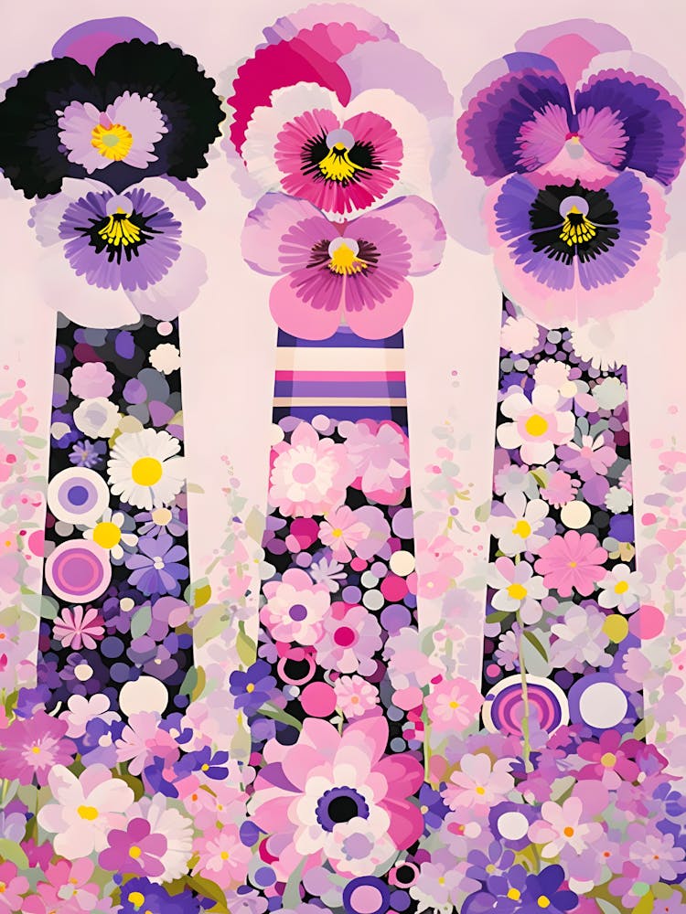 Three Pansies