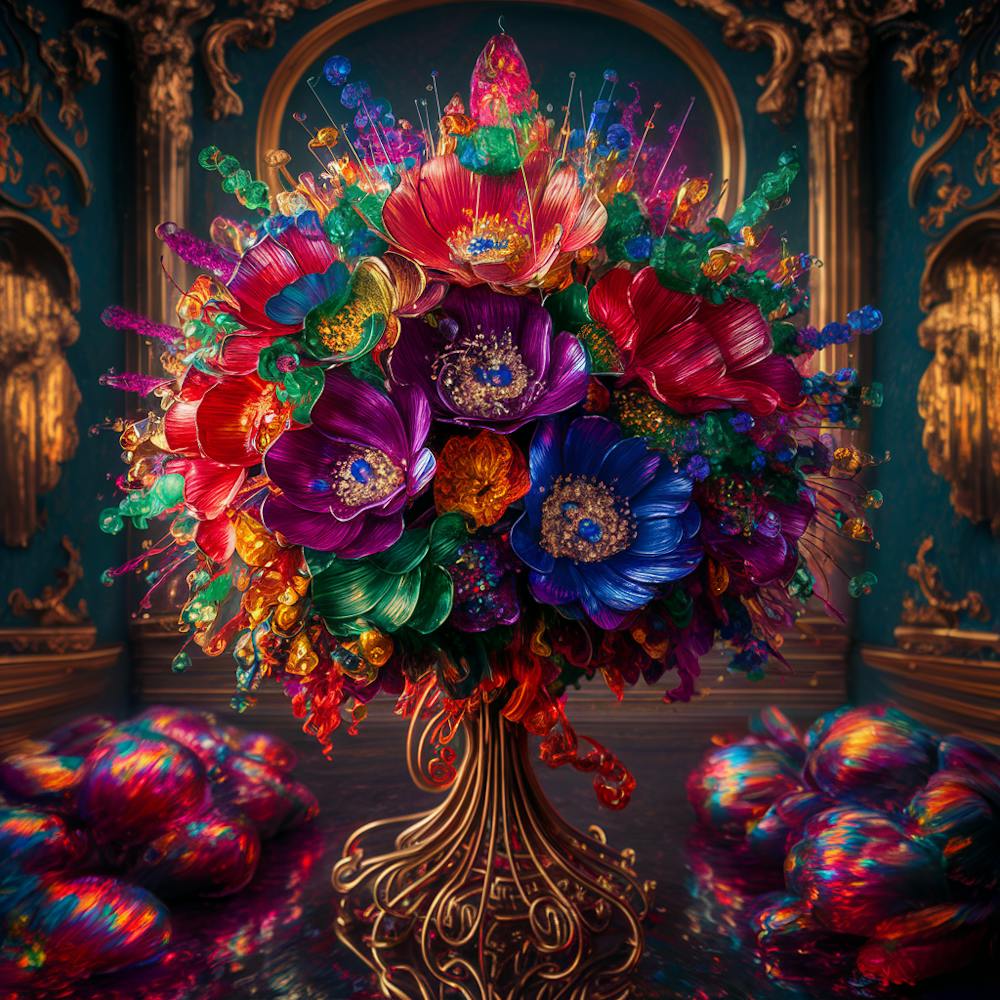 Baroque Brilliance: A Kaleidoscope of Mechanical Blooms