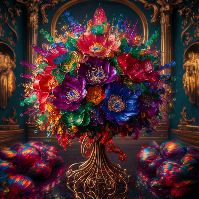 Baroque Brilliance: A Kaleidoscope of Mechanical Blooms