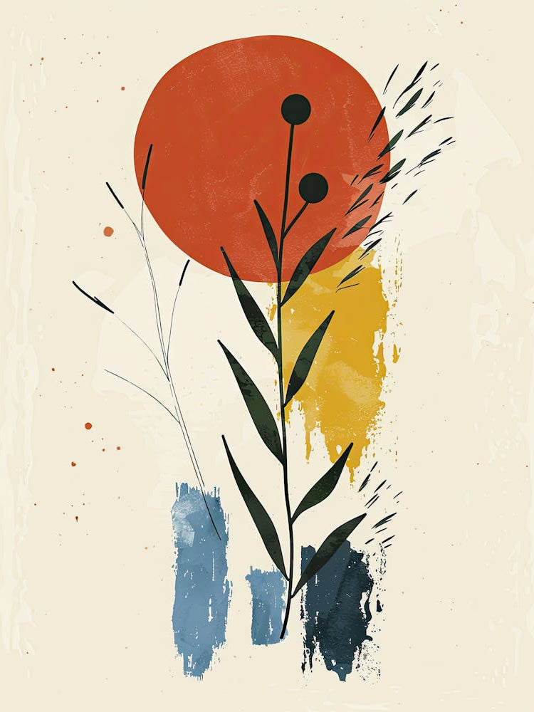 Radiant Geometry In Retro Harmony Mid Century Style