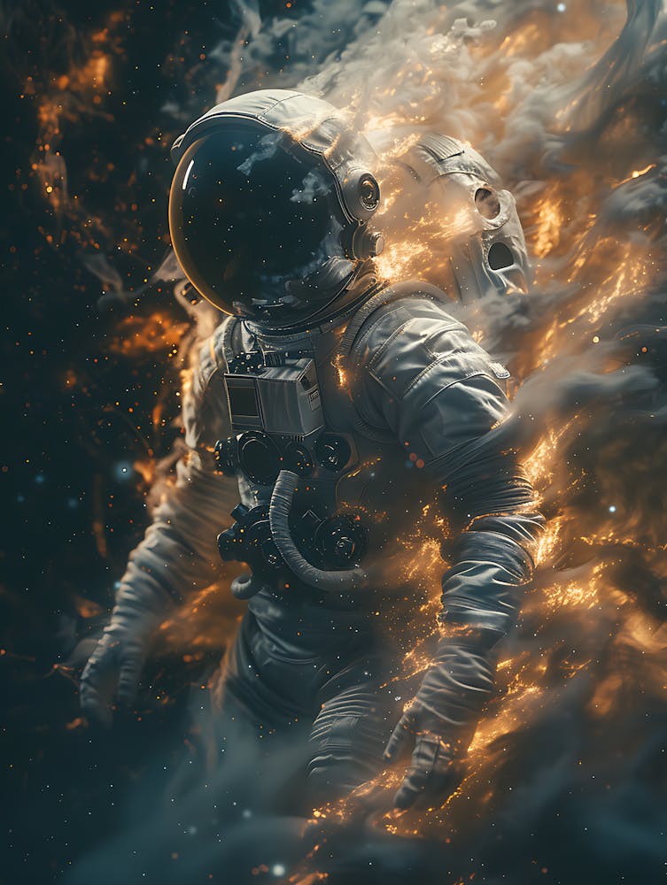 Epischer Fantasy-Astronaut 2