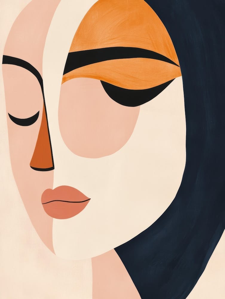 Abstract Woman'S Face 32
