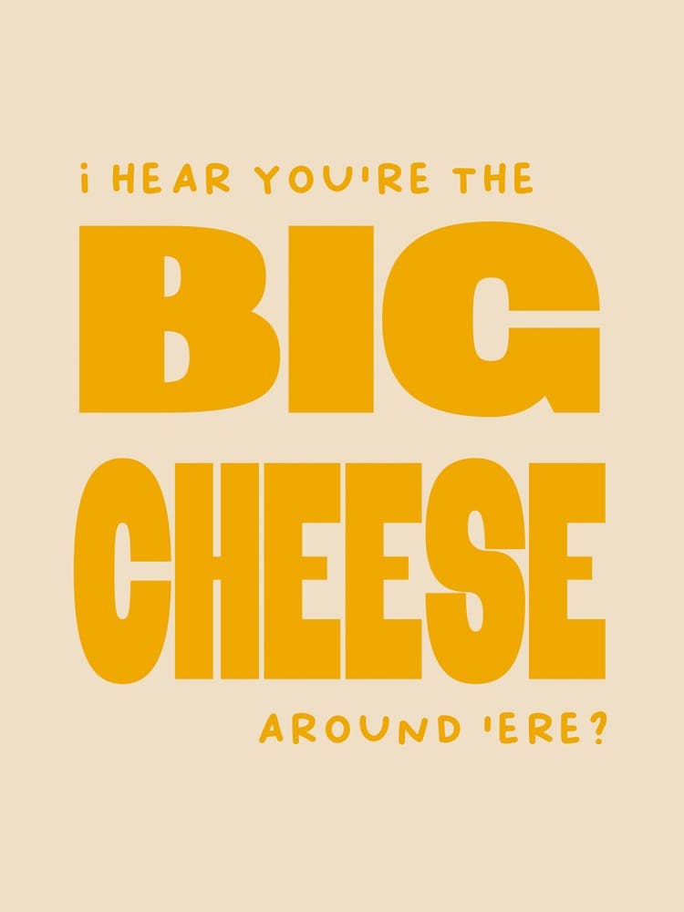 Big Cheese in Yellow