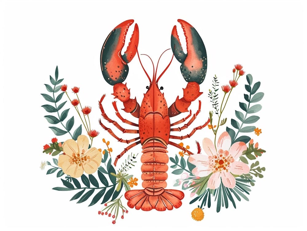 Little Floral Lobster 2