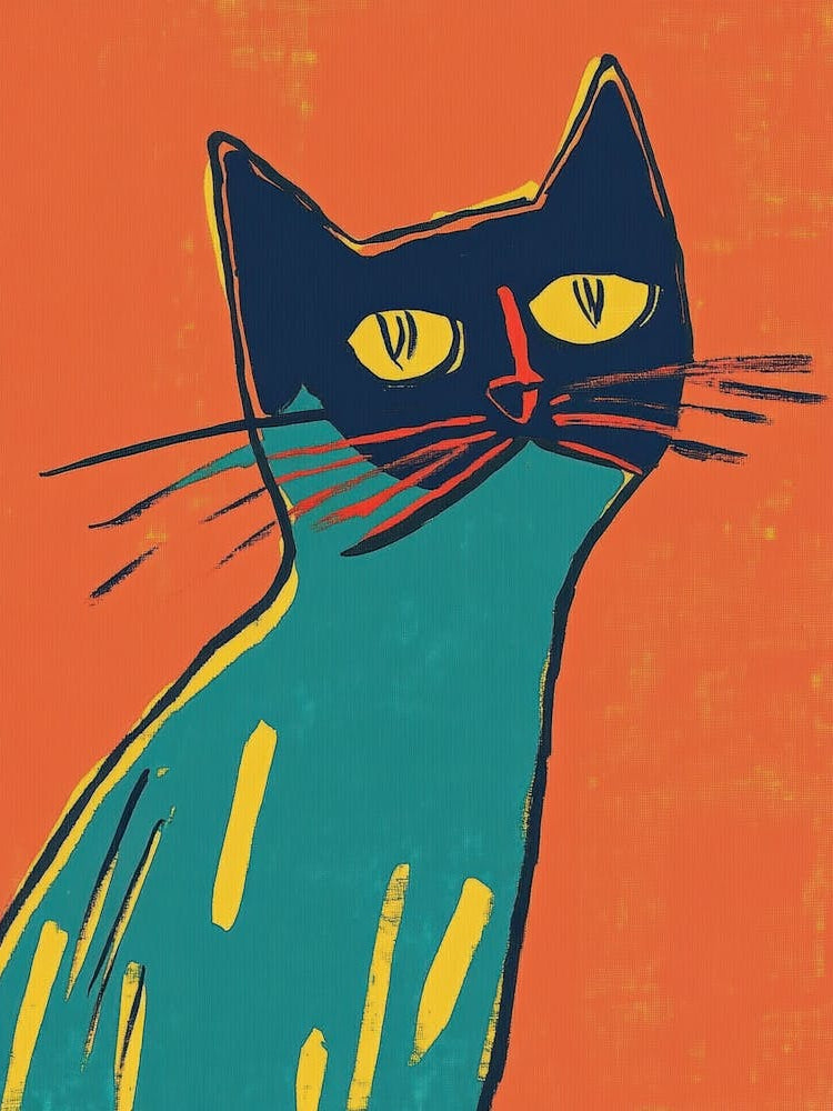 Cat With Yellow Eyes 5