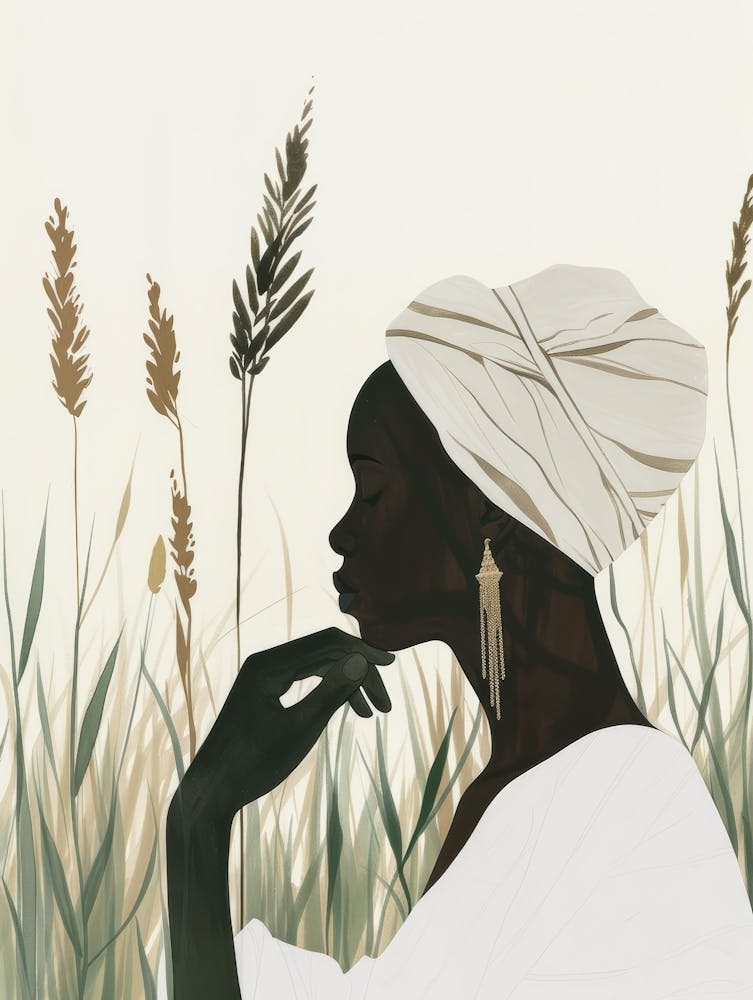 African Woman In Turban 20