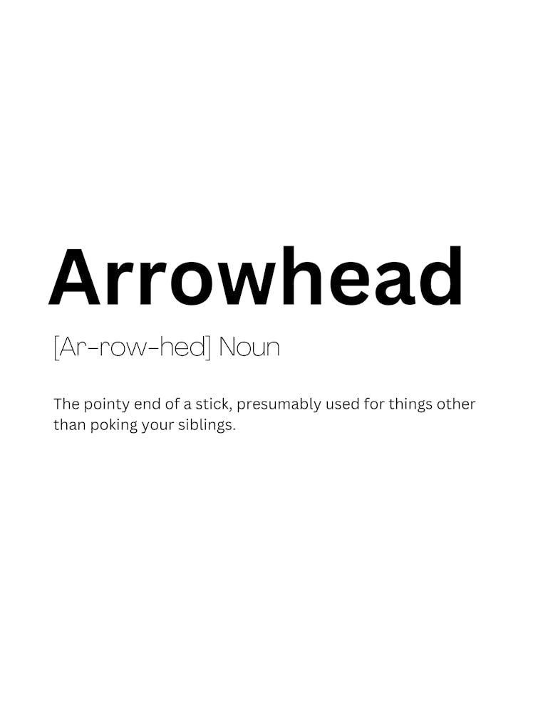 Arrowhead Definition Meaning