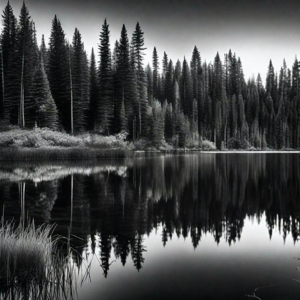 Black And White Lake 3