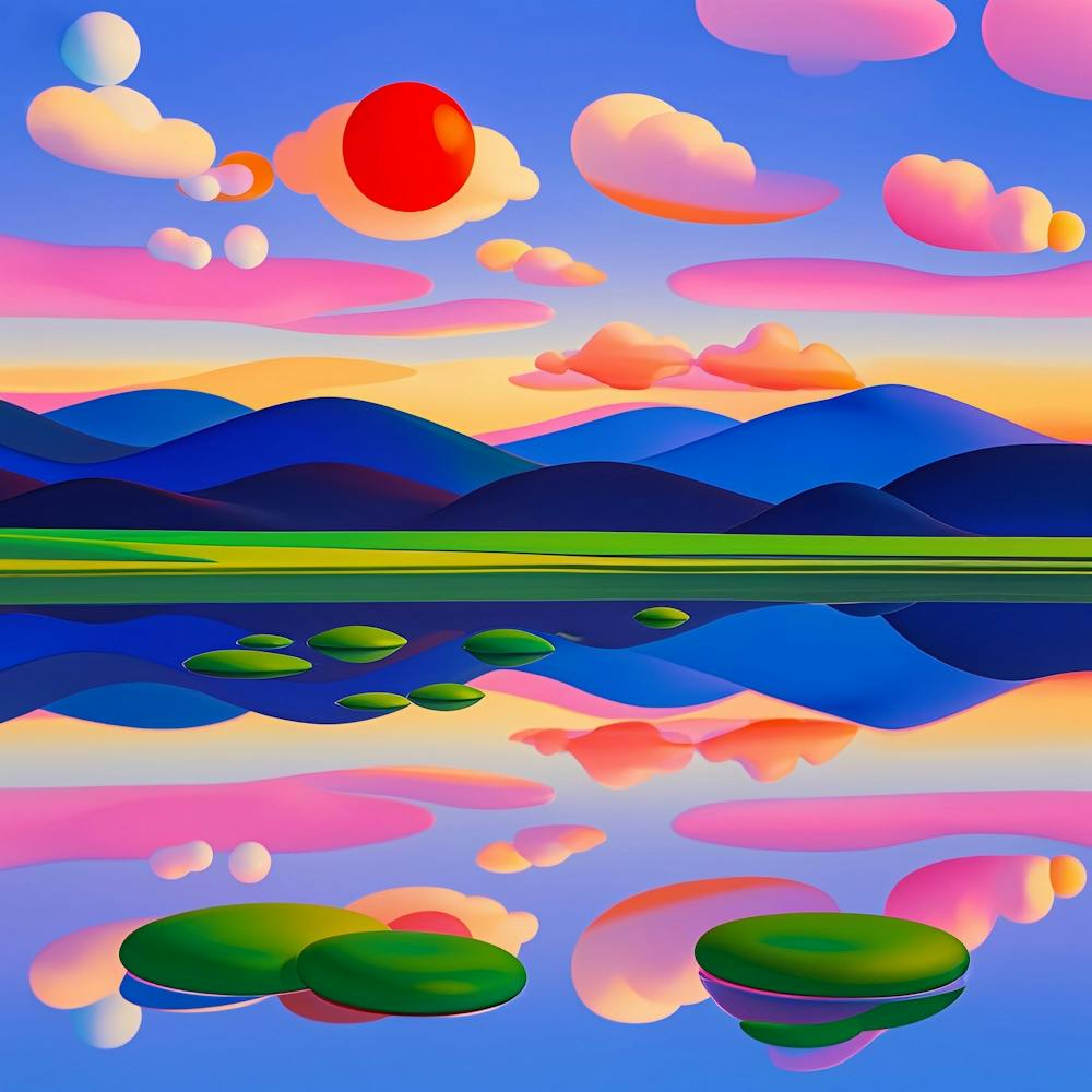 Abstract Landscape Painting 1