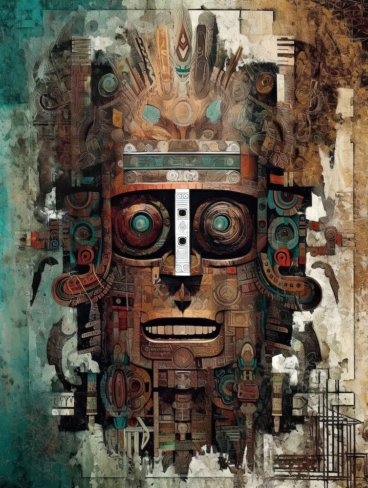 Aztec Mask, Native american