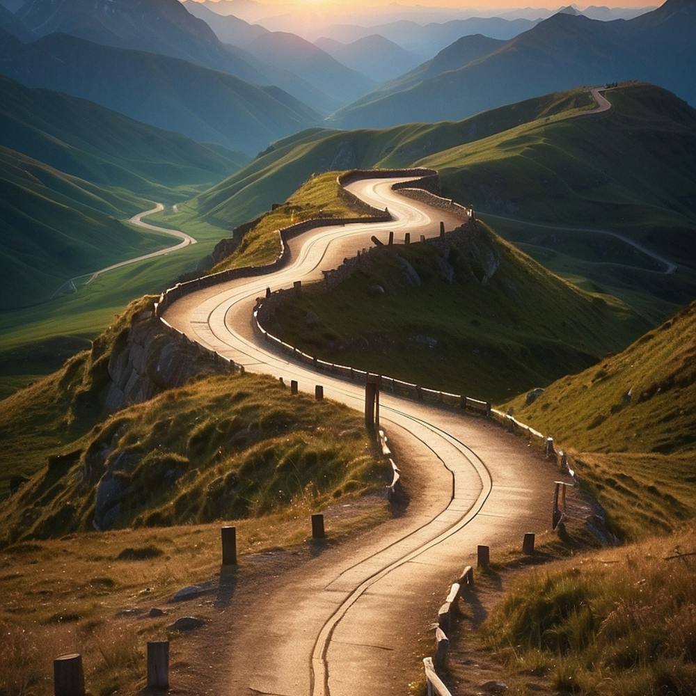 Straße nach Schweiz