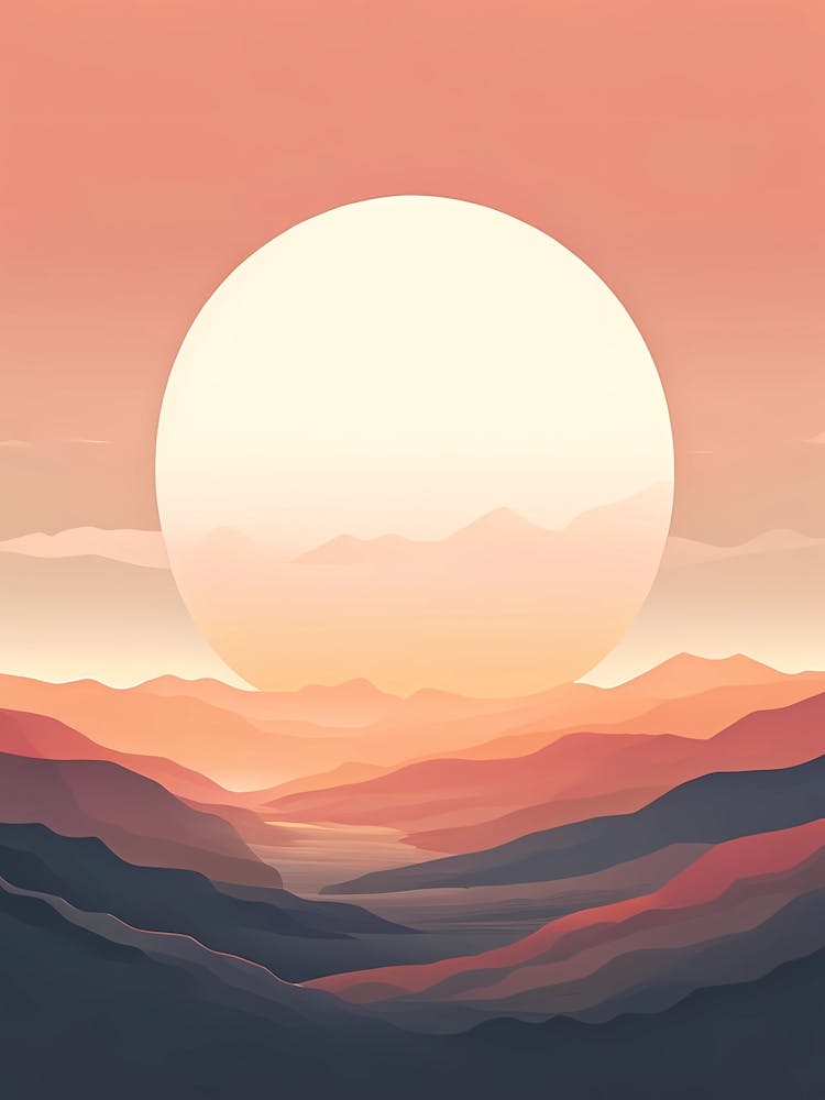 Sunset In The Mountains 23