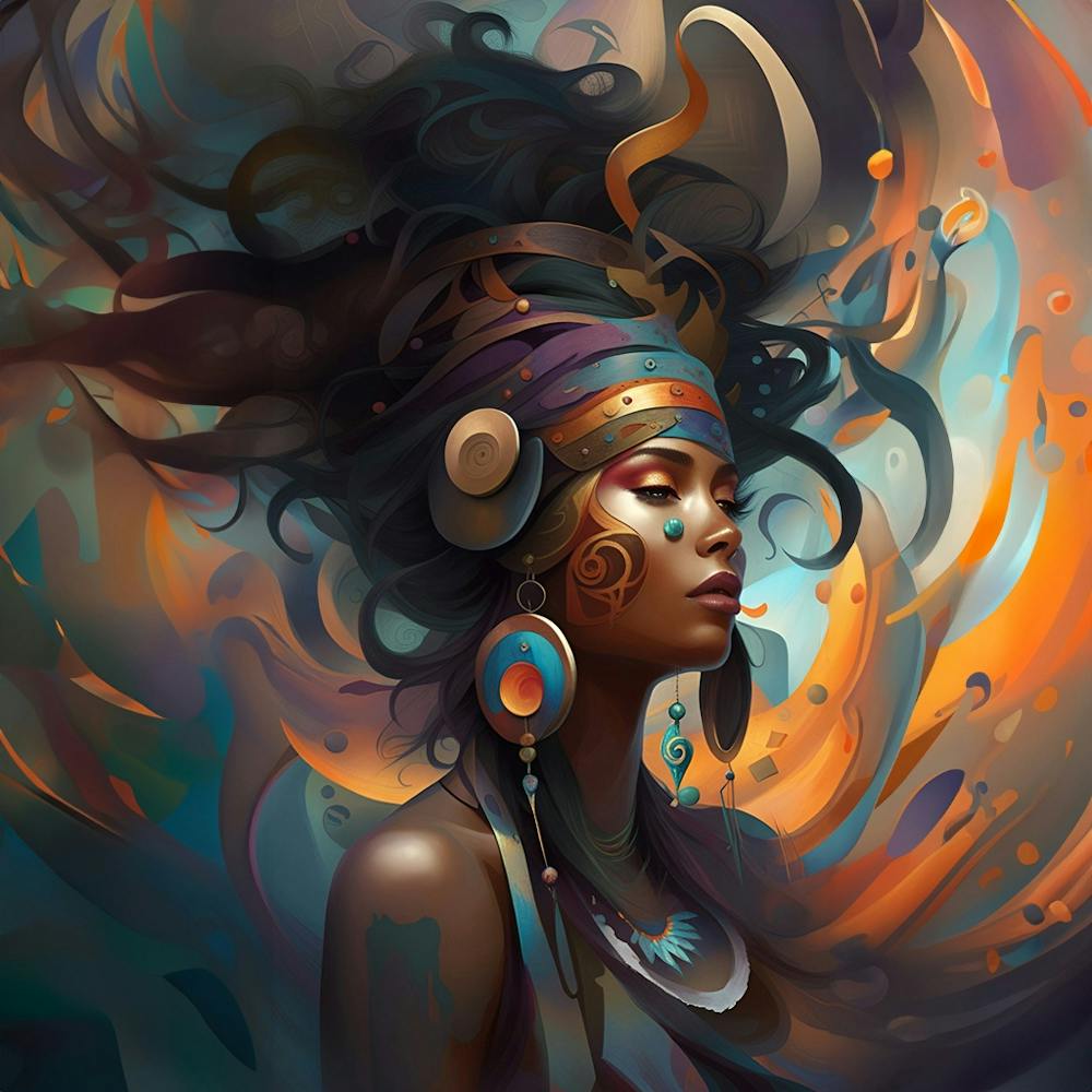 Afro-American Woman v1