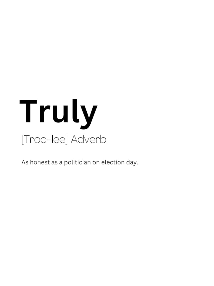 Truly Definition Meaning