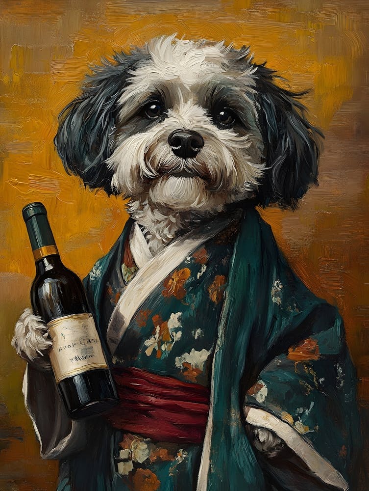 Sophisticated Wine Dog