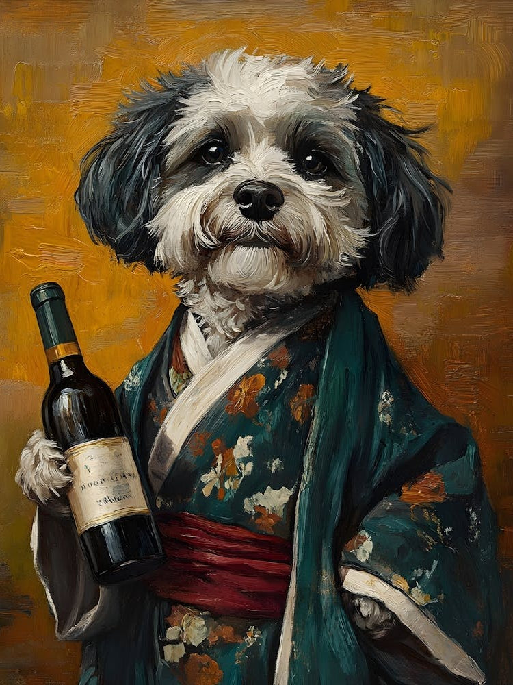 Sophisticated Wine Dog