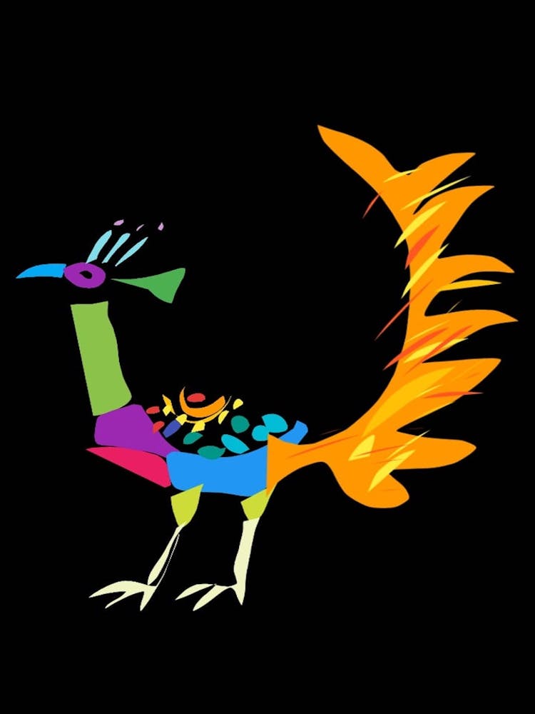 Fire Peacock