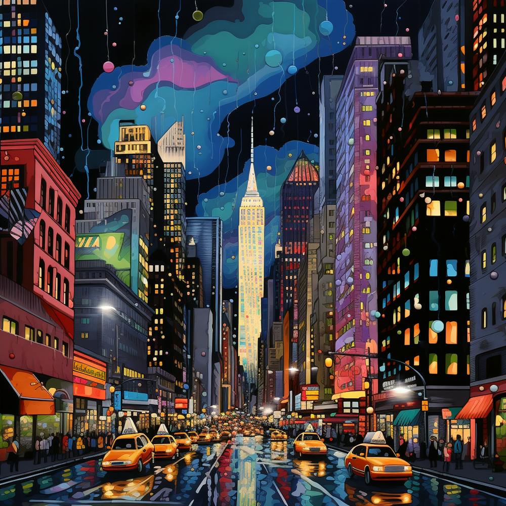 New York City At Night 2