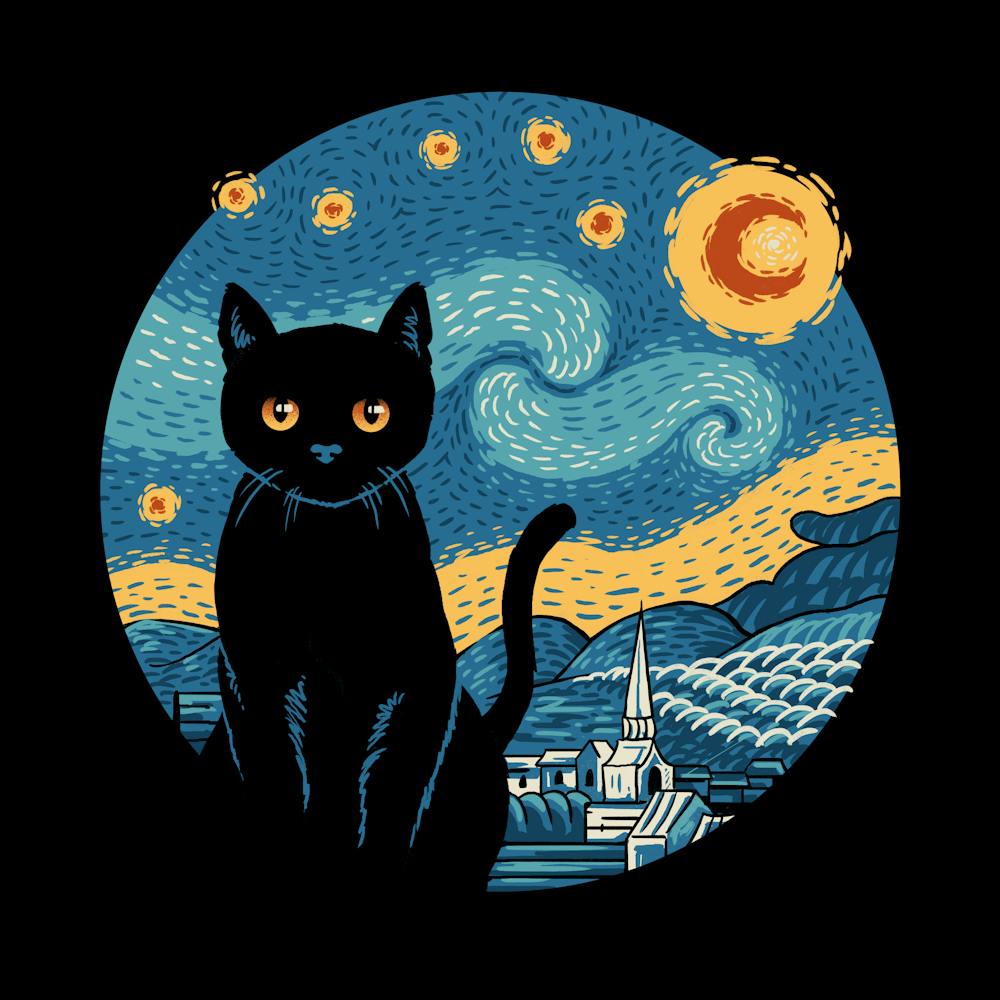 Purrfect Starry Cat