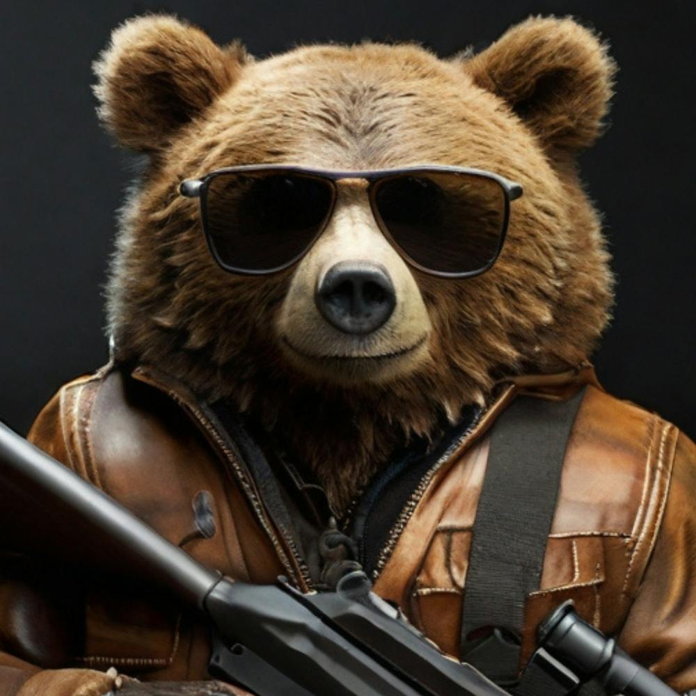Bear In Sunglasses