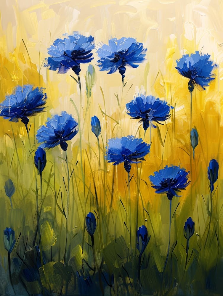 Blue Cornflowers 6