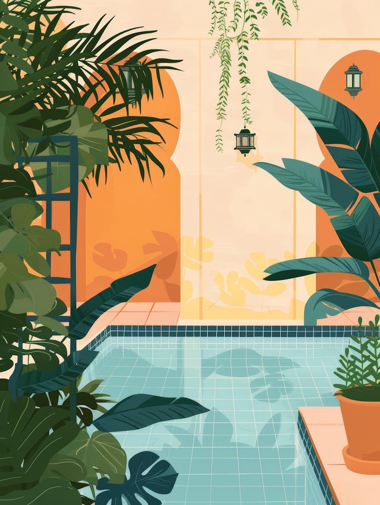 Illustration Of A Swimming Pool 1