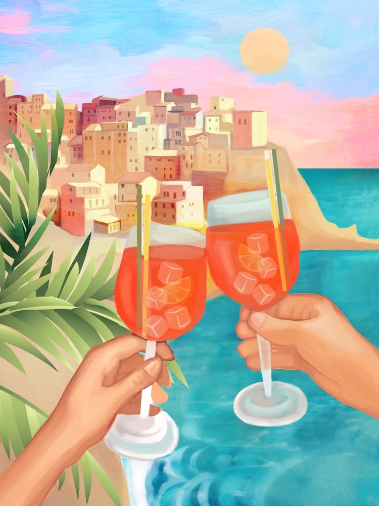 Aperol Sonnenuntergang