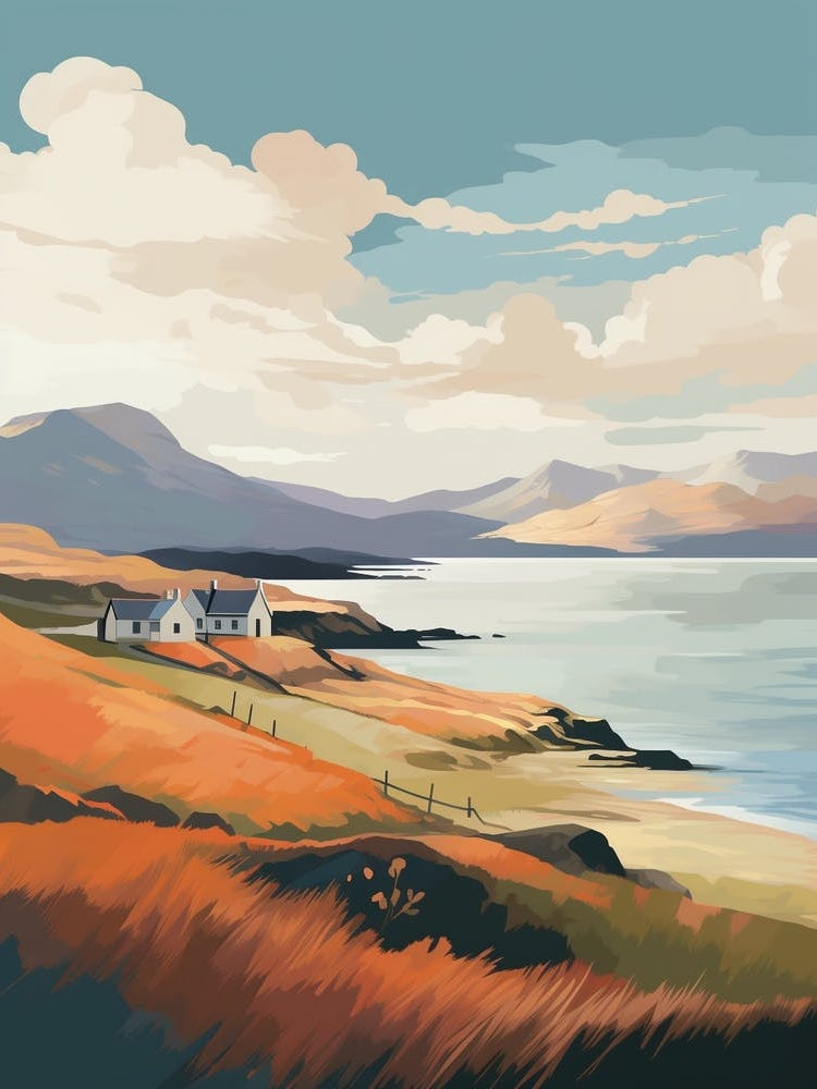 Isle Of Skye Scotland 2 Hiking Trail Landscape