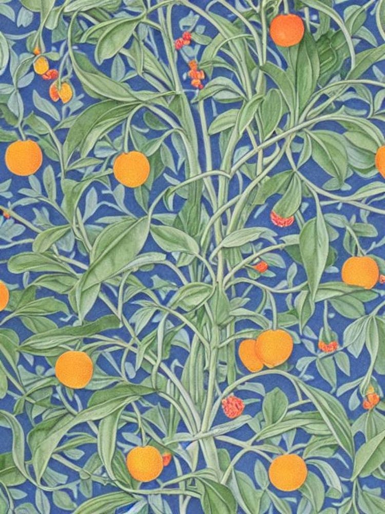 Kumquat Vintage Botanical Fruit