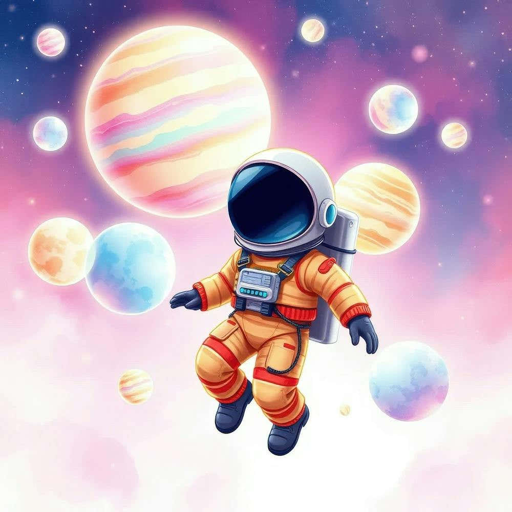 Astronaut In Space 3