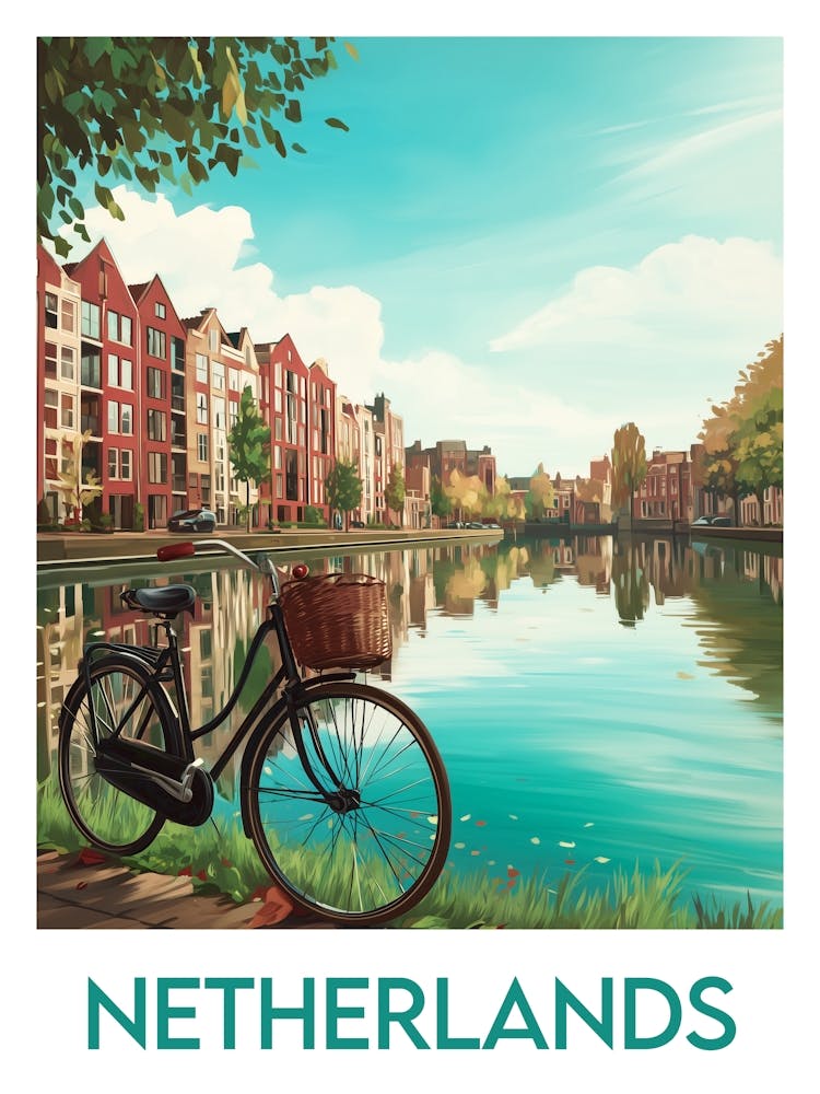 Affiche de voyage Netherlands 1