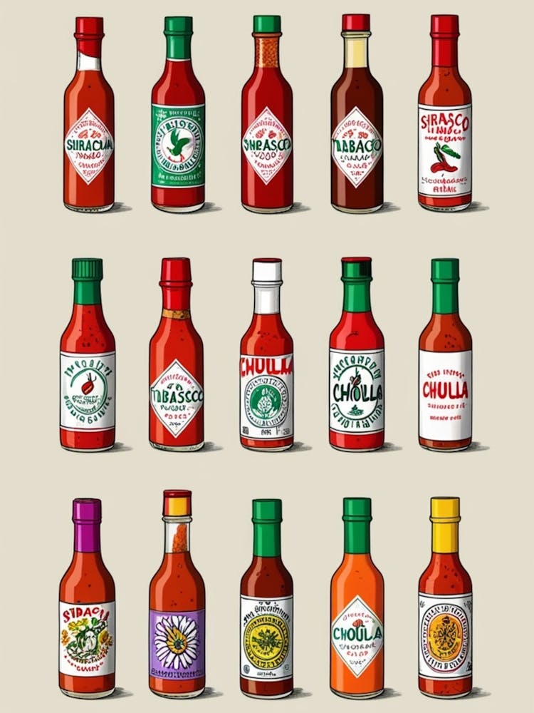 Hot Sauce Bottles 5
