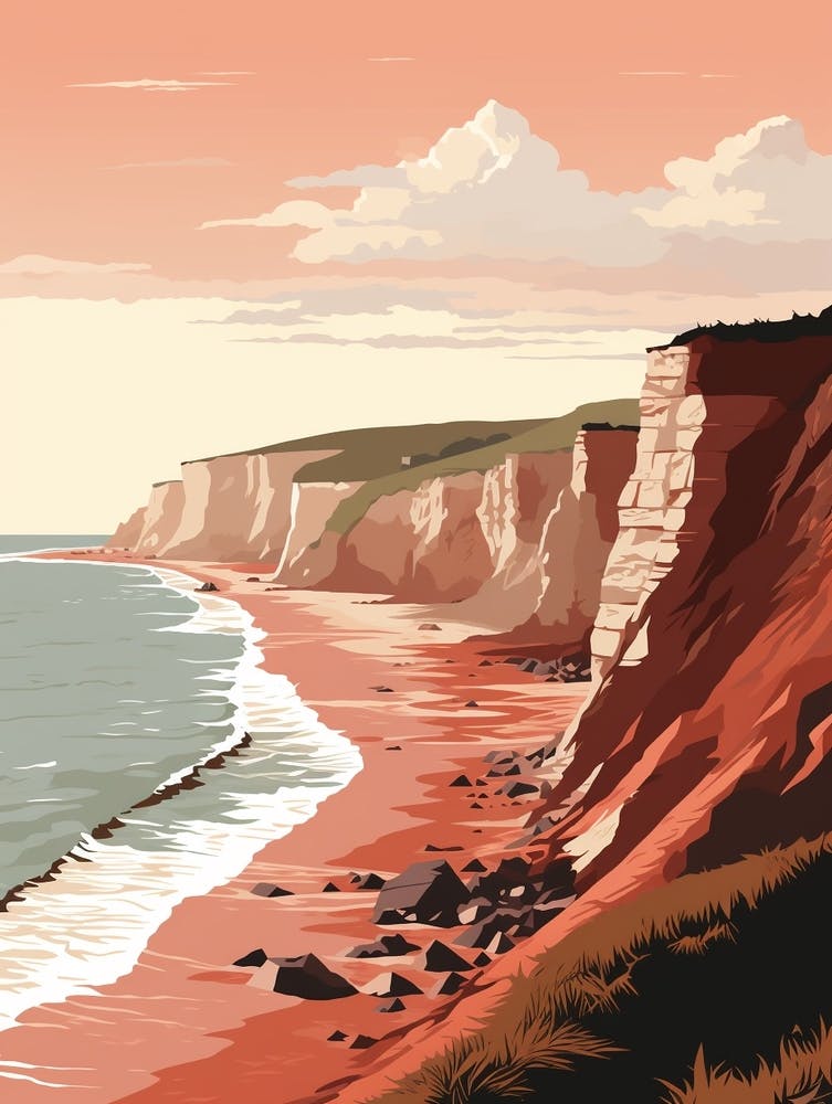 Jurassic Coast England 1 Hiking Trail Landscape