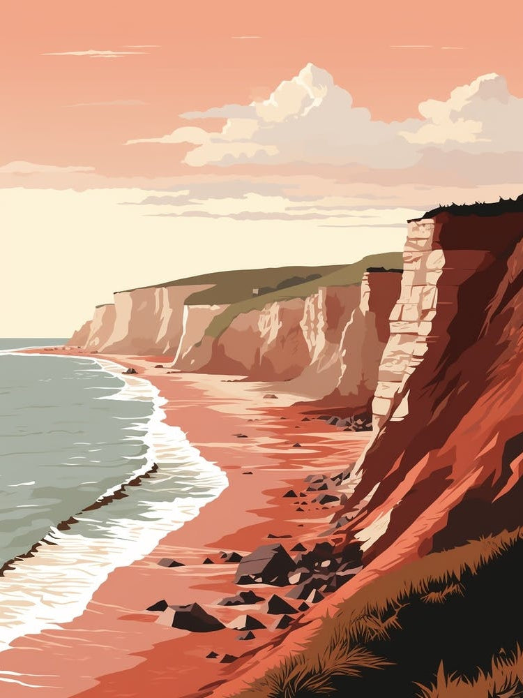 Jurassic Coast England 1 Hiking Trail Landscape