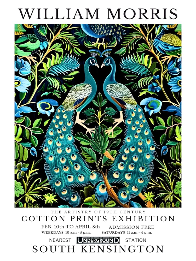 William Morris Cotton Prints Exhibition 49