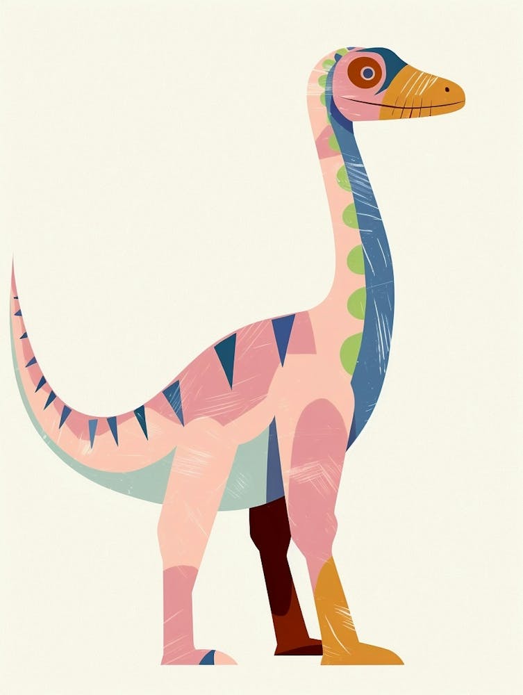 Nursery Dinosaur Art Eoraptor 1