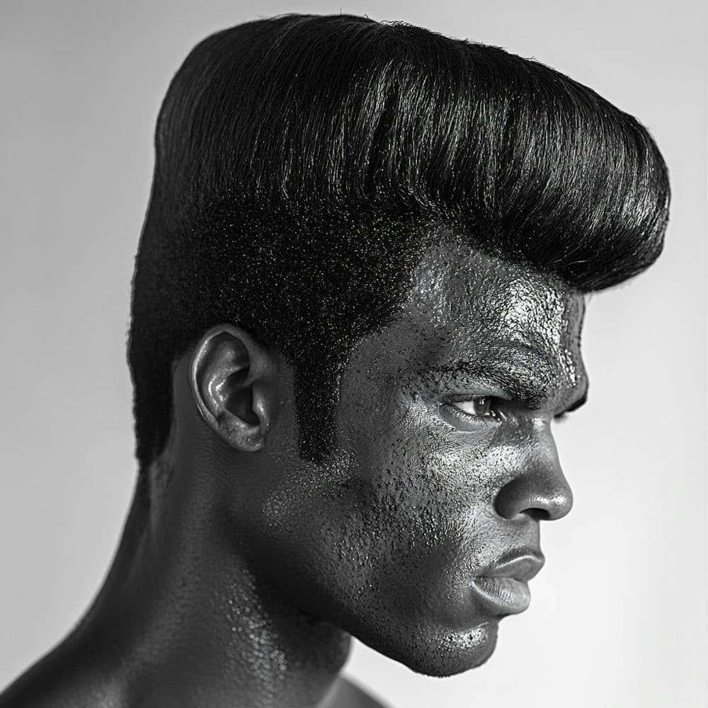 Black Man With A Mohawk