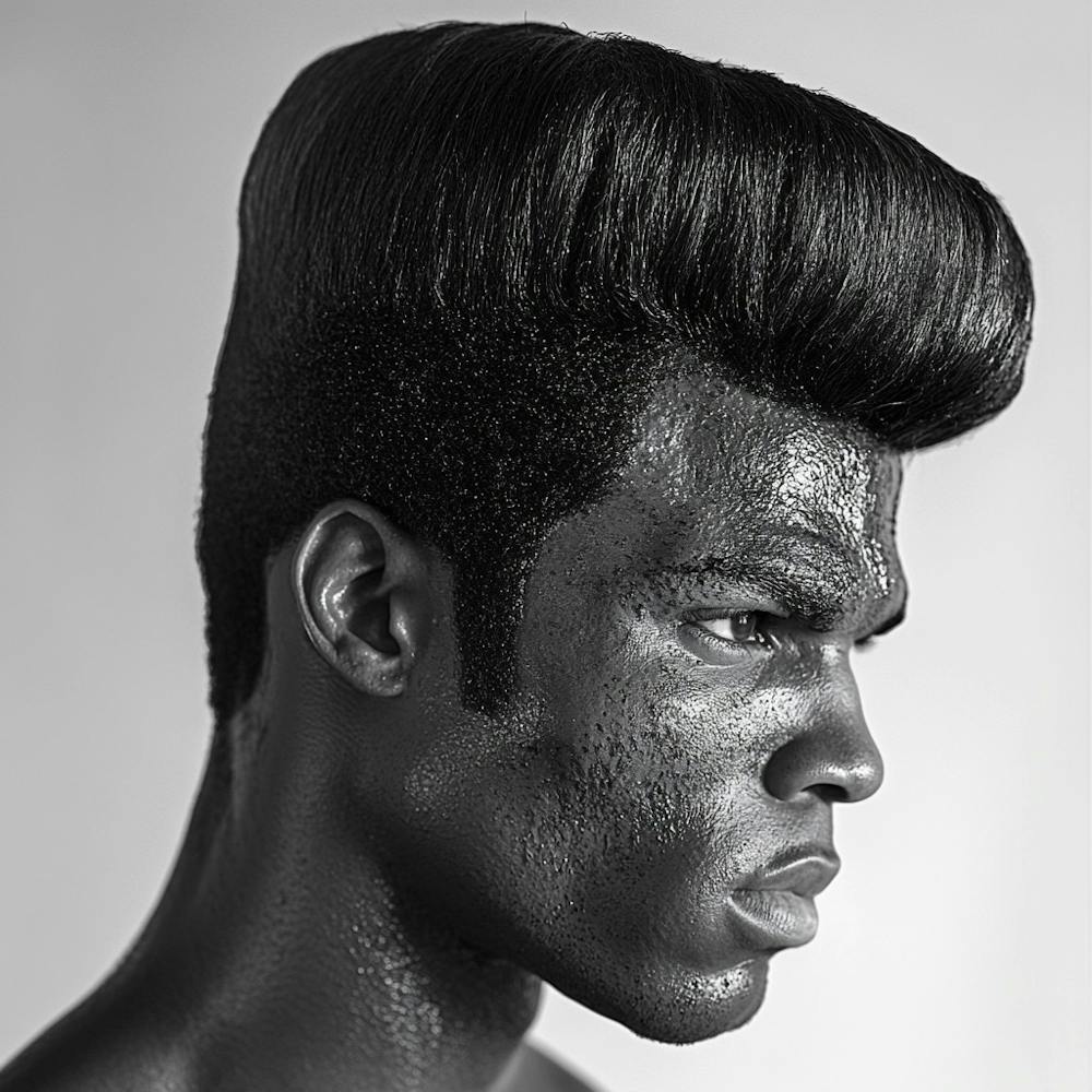 Black Man With A Mohawk