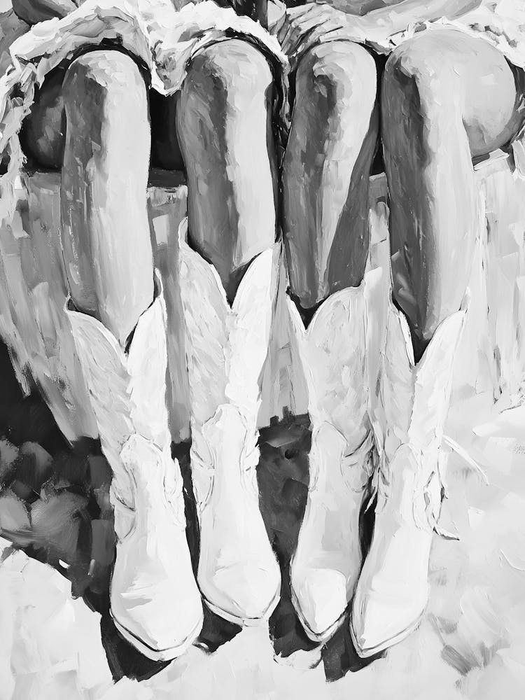 Two Women In Cowboy Boots 3