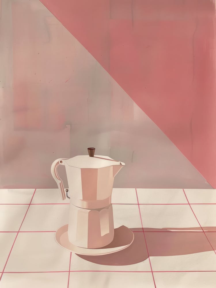 Pink Breakfast Food Panini 3