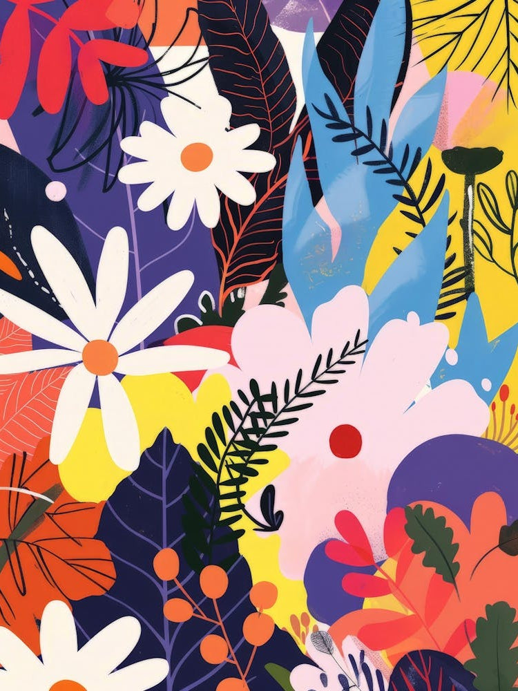 Abstract Floral Pattern 7