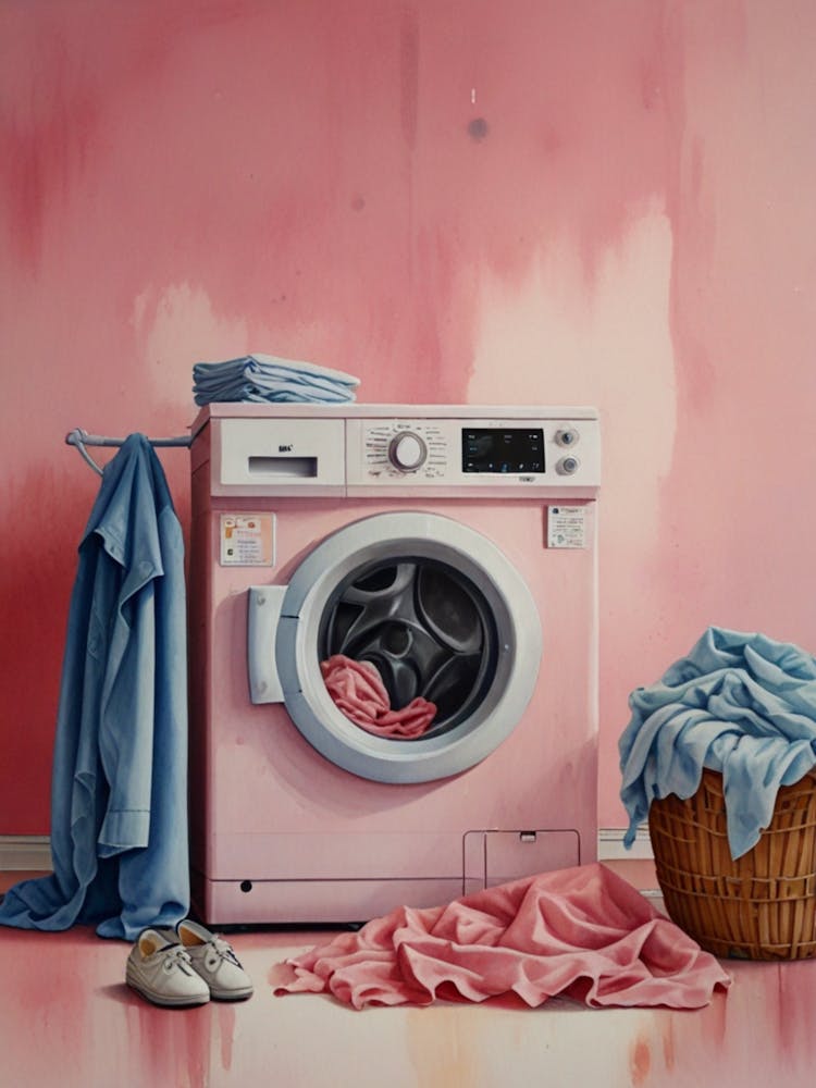 Pink Washing Machine