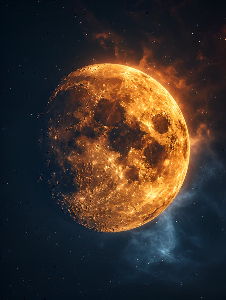 Full Moon In Space 1
