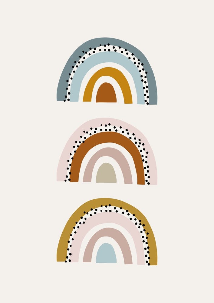 Scandi Rainbow Bright Nursery