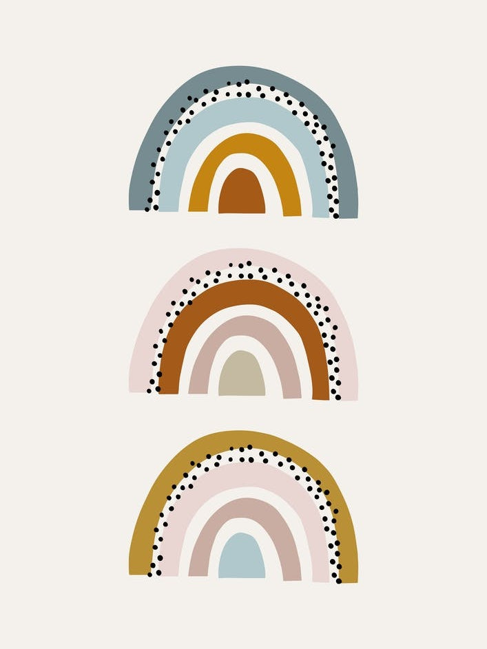Scandi Rainbow Bright Nursery