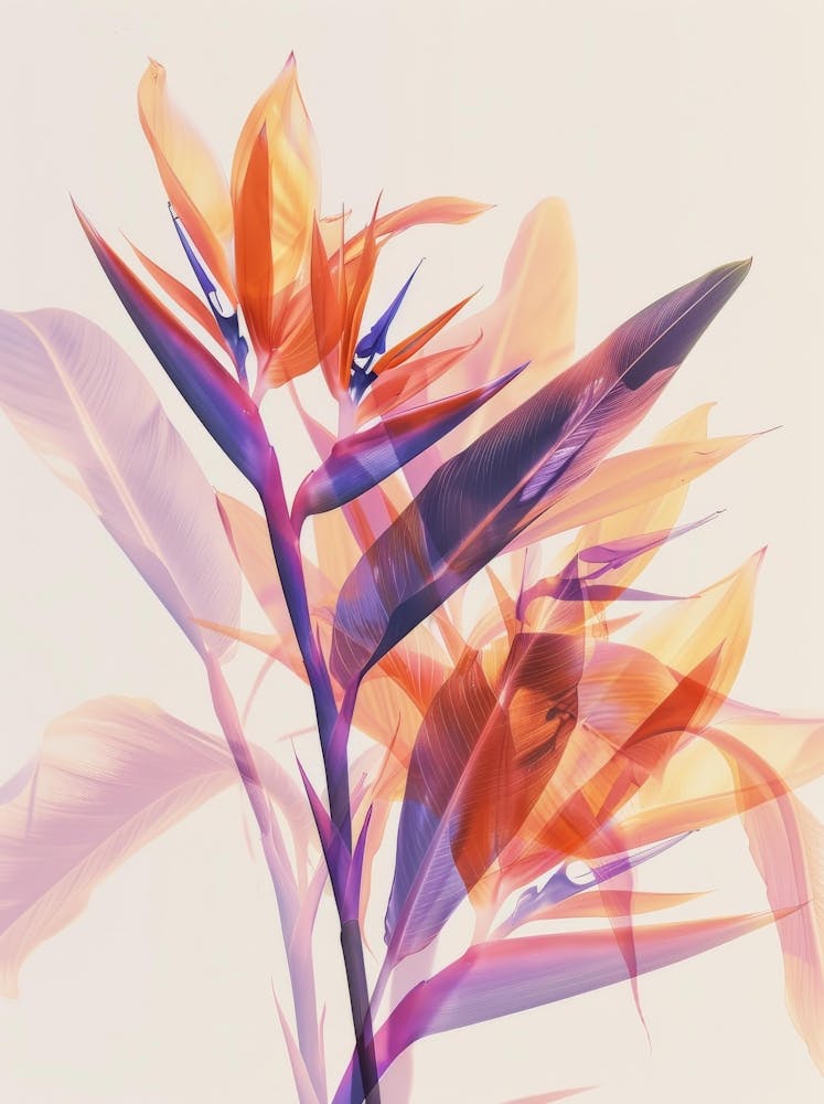 Bird Of Paradise Canvas Print 2