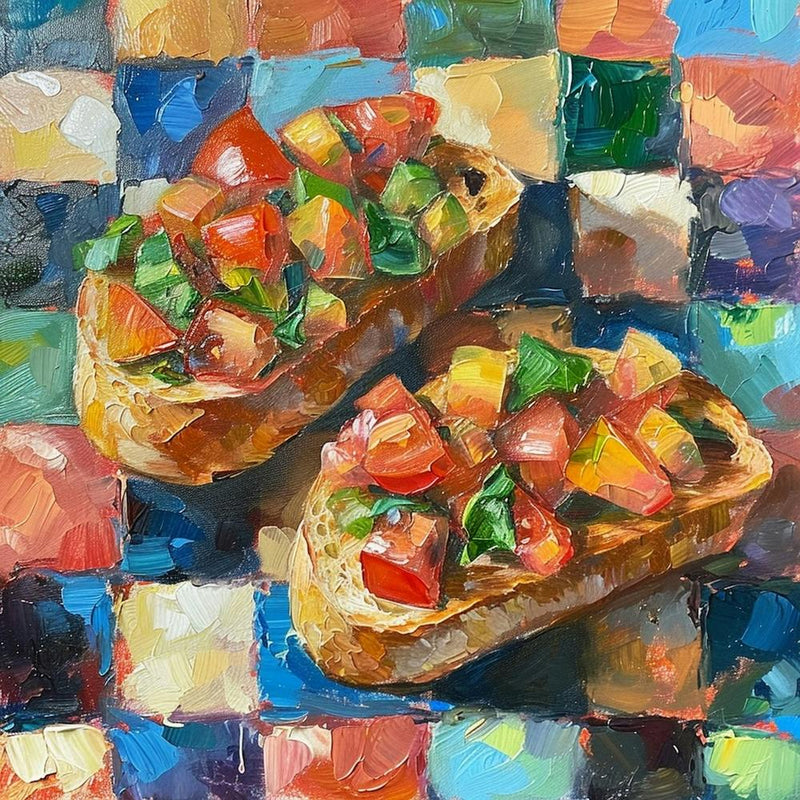 Pastel Tile Bruscetta 2