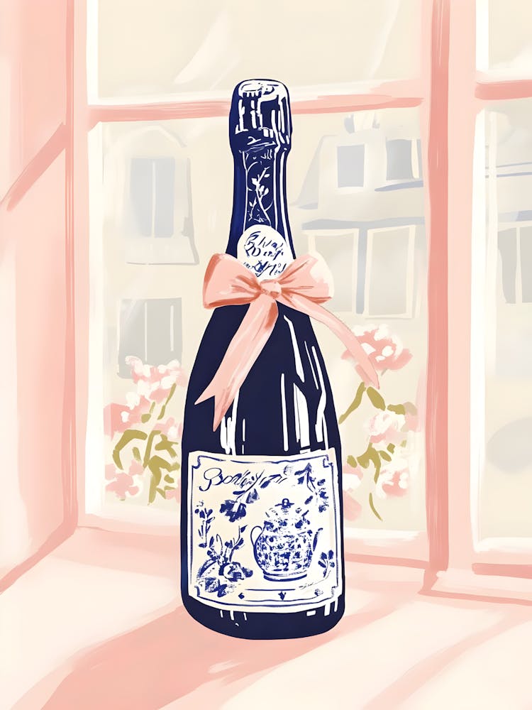 Bottle Of Champagne 2